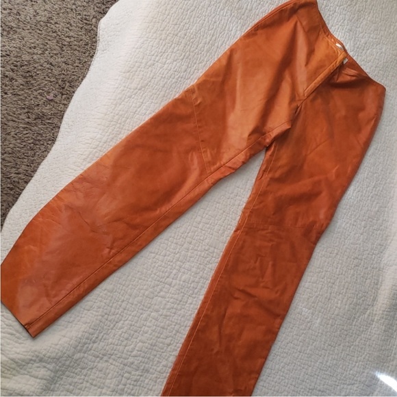 Vintage Hugo Buscati Genuine Leather Pant - Picture 3 of 9